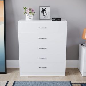 KC White Chest of Drawers