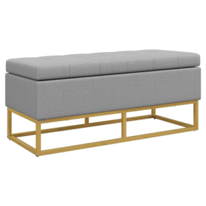 MMB Bench Storage Trunk 2 in 1 Padded Seat and Steel Legs