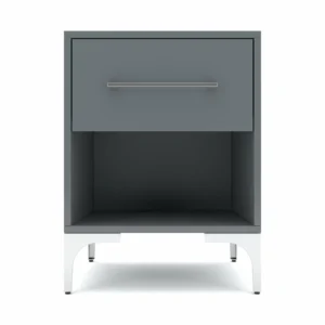 Onika High Gloss 1 Drawer Bedside Table
