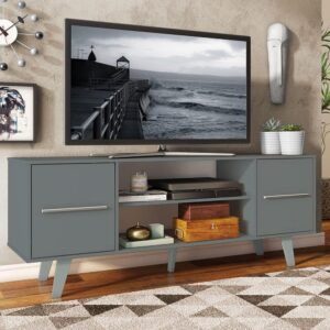BC TV Stand with Storage Space and Cable Management, for TVs up to 55 Inches