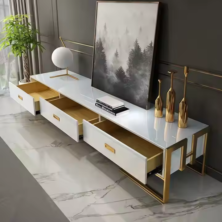MC Modern Tv Stand Living Room Furniture Coffee Table with TV Stand (Combo Deal) - Image 3