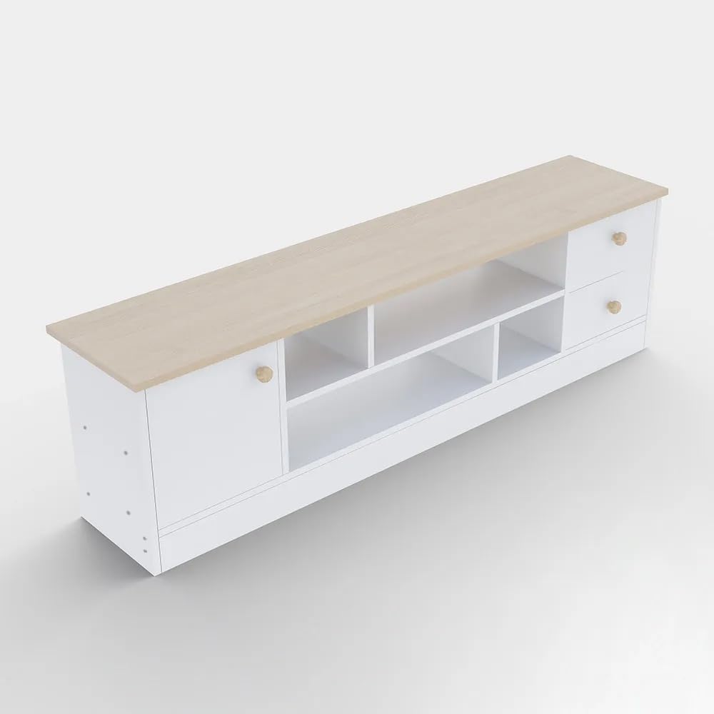 HB TV Cabinet for up to 50 Inches TV I Entertainment Modern Design Wall Unit Furniture - Image 3