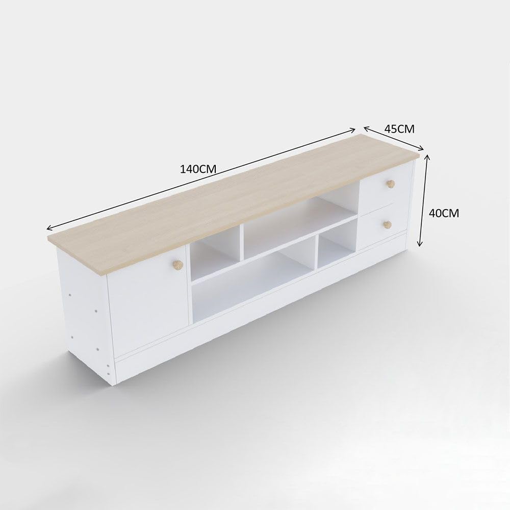 HB TV Cabinet for up to 50 Inches TV I Entertainment Modern Design Wall Unit Furniture - Image 5