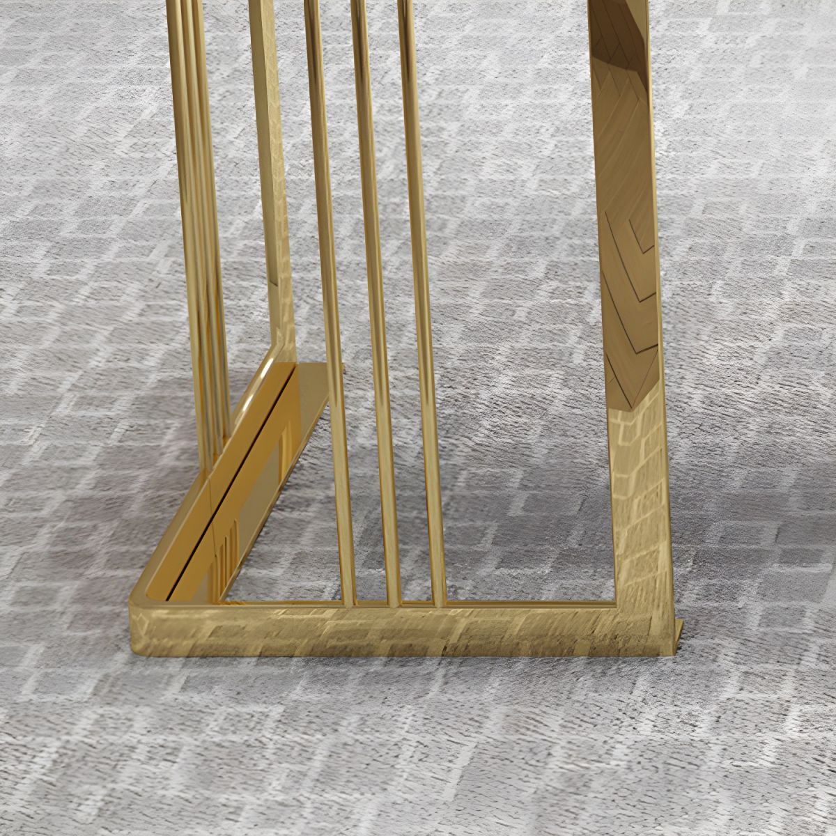 VB Office Desk with Metal Legs Table Only - Image 5