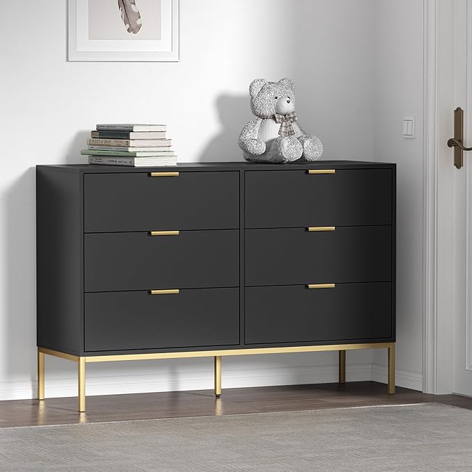 HPK Modern 6 Drawer Dresser - Image 8
