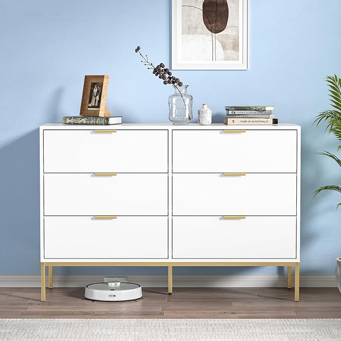 HPK Modern 6 Drawer Dresser - Image 4