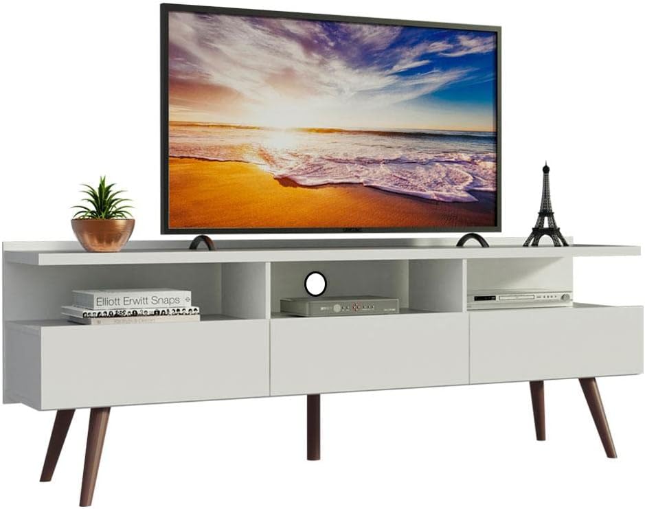 MC TV Stand with 3 Doors, for TVs up to 65 Inches