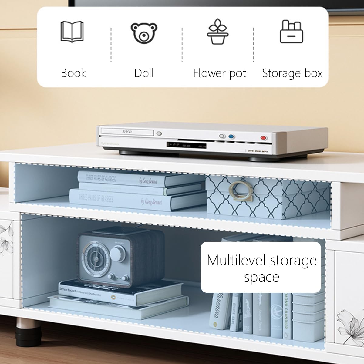 HK Television Stand, Modern TV Table - Image 9