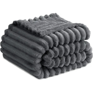 Fluffy Fleece Throw Blanket